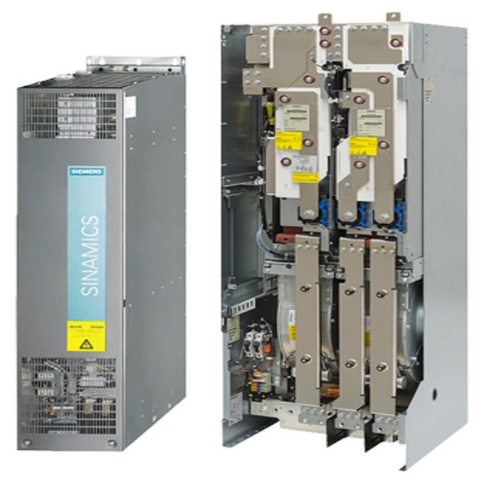 SIEMENS 6SL3310-1GF31-8AA3 SINAMICS G130 POWER MODULE IP20 3AC 500-600V, 50/60HZ, 175A TYPENLEISTUNG: 110KW 6-PULSIGE EINSPEISUNG OHNE NETZRUECKSPEISUNG AUSFUEHRUNG CIM INKL. DR