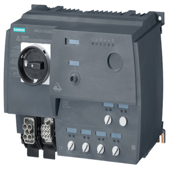 SIEMENS 3RK1325-6LS71-1AA3 SIRIUS MOTORSTARTER M200D AS-I KOMMUNIKATION: AS-INTERFACE REVERSIERSTARTER STANDARD ELEKTRONISCH SCHALTEND AC-3, 5,5 KW / 400 V 1,5 A...12,00 A ELEKT