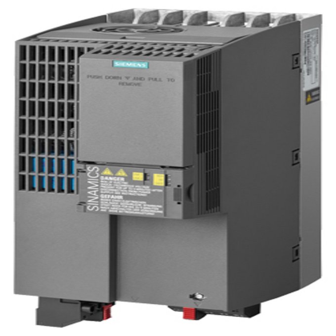 SIEMENS 6SL3210-1KE22-6UB0 SINAMICS G120C RATED POWER  11,0KW WITH 150% OVERLOAD FOR 3 SEC 3AC380-480V +10/-20% 47-63HZ UNFILTERED I/O-INTERFACE: 6DI, 2DO,1AI,1AO SAFE TORQUE OF