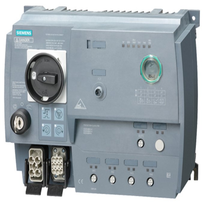 SIEMENS 3RK1315-6NS71-3AA5 SIRIUS MOTOR STARTER M200D AS-I COMMUNICATION: AS-INTERFACE REVERSING STARTER BASIC ELECTRONIC SWITCHING AC-3, 4 KW / 400 V 1.5 A...9.00 A ELECTRONIC 