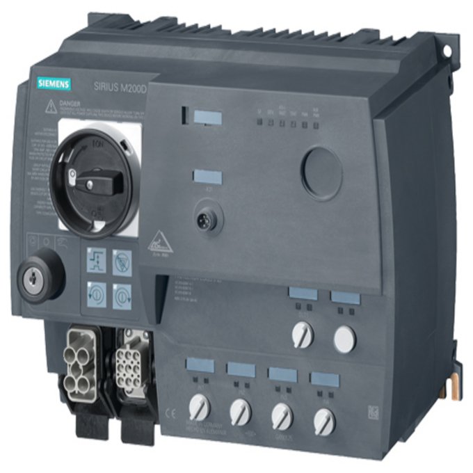 SIEMENS 3RK1325-6LS41-2AA5 SIRIUS MOTORSTARTER M200D AS-I KOMMUNIKATION: AS-INTERFACE DIREKTSTARTER STANDARD MECHANISCH SCHALTEND AC-3, 5,5 KW / 400 V 1,5 A...12,00 A ELEKTRONIS