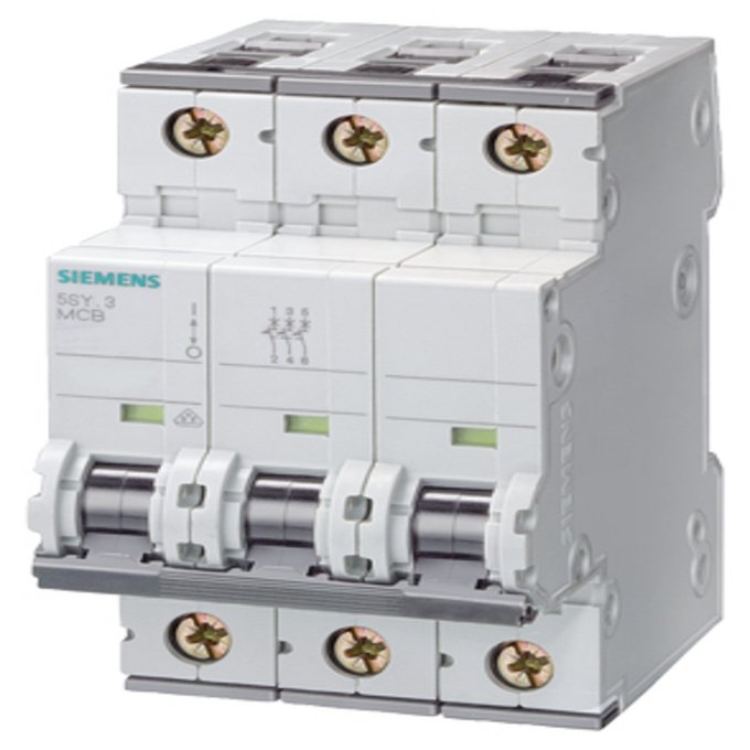 SIEMENS 5SY6310-7 LEITUNGSSCHUTZSCHALTER 400V 6KA, 3-POLIG, C, 10A, T=70MM