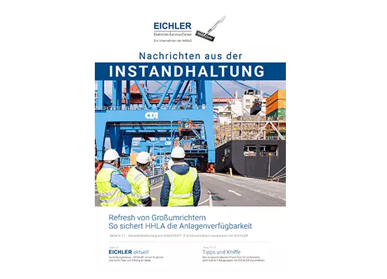 Titelseite EICHLER Instandhaltungsnachrichten 2020/01