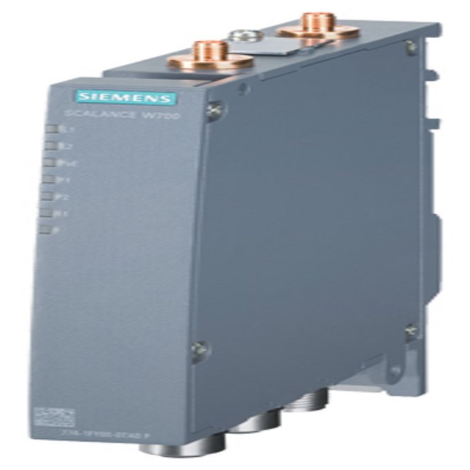 SIEMENS 6GK5774-1FY00-0TA0 IWLAN ACCESS POINT, SCALANCE W774-1 M12 EEC, 1 RADIO, 2 R-SMA-ANTENNENANSCHLUSS, IFEATURES SUPPORT VIA KEY-PLUG, IEEE 802.11A/B/G/H/N, 2,4/5GHZ, BRUTT