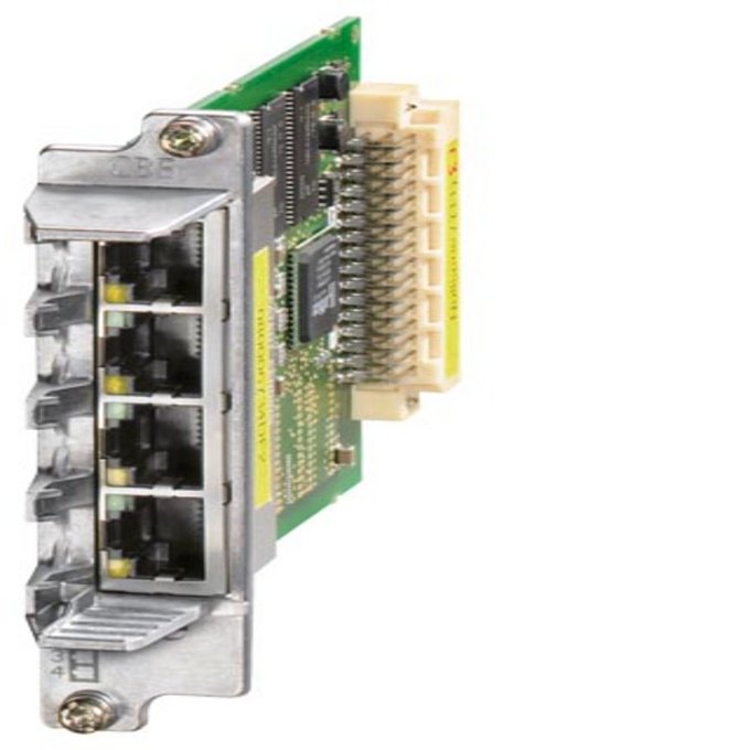 SIEMENS 6SL3055-0AA00-2EB0 SINAMICS S120 CBE20 PROFINET MODULE TO CONNECTION ON PROFINET IO WITH 4 RJ45 PORTS WITH SWITCH FUNCTIONALITY