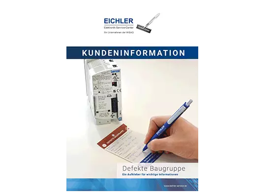 Titelseite EICHLER Kundeninformation 2020/10
