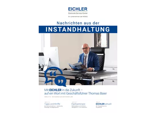 Titelseite EICHLER Instandhaltungsnachrichten 2022/01