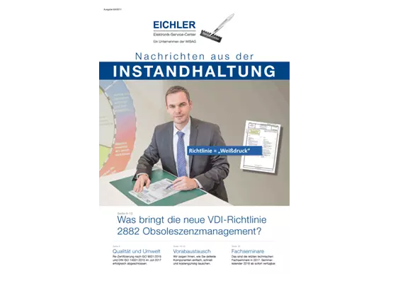 Titelseite EICHLER Instandhaltungsnachrichten 2017/03