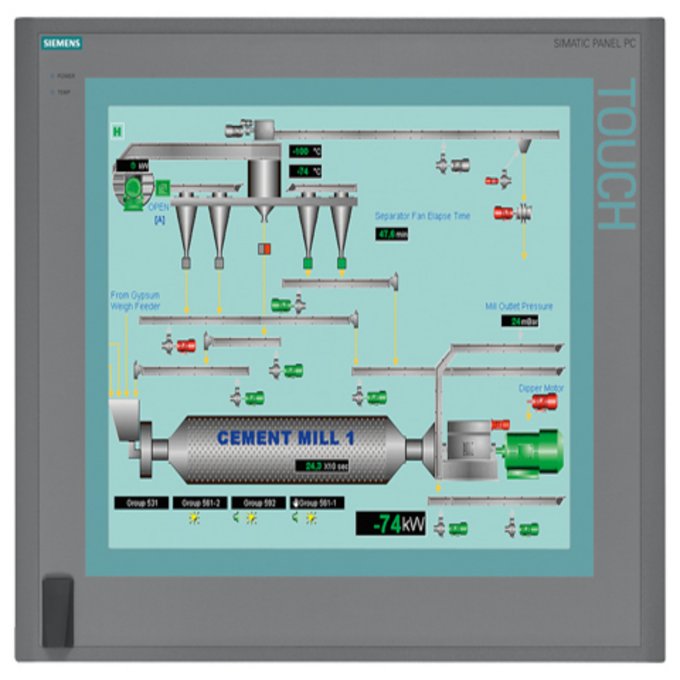 SIEMENS 6AV7890-0BE00-1AB0 SIMATIC HMI IPC677C (PANEL PC), 2X10/100/1000 MBIT/S ETHERNET; 4X USB V2.0, 1X SERIAL (COM1); WATCHDOG, TEMPERATURE AND FAN MONITORING; RAID CONTROLLE