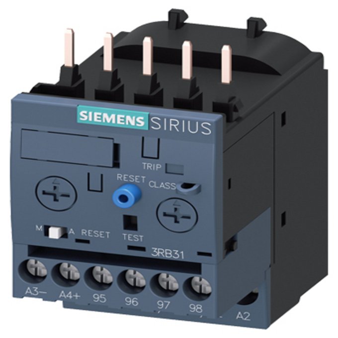 SIEMENS 3RB3113-4PB0 UEBERLASTRELAIS 1...4 A ELEKTRONISCH FUER MOTORSCHUTZ BAUGROESSE S00, CLASS 5...30 SCHUETZANBAU HAUPTSTROMKREIS: SCHRAUB HILFSSTROMKREIS: SCHRAUB HAND