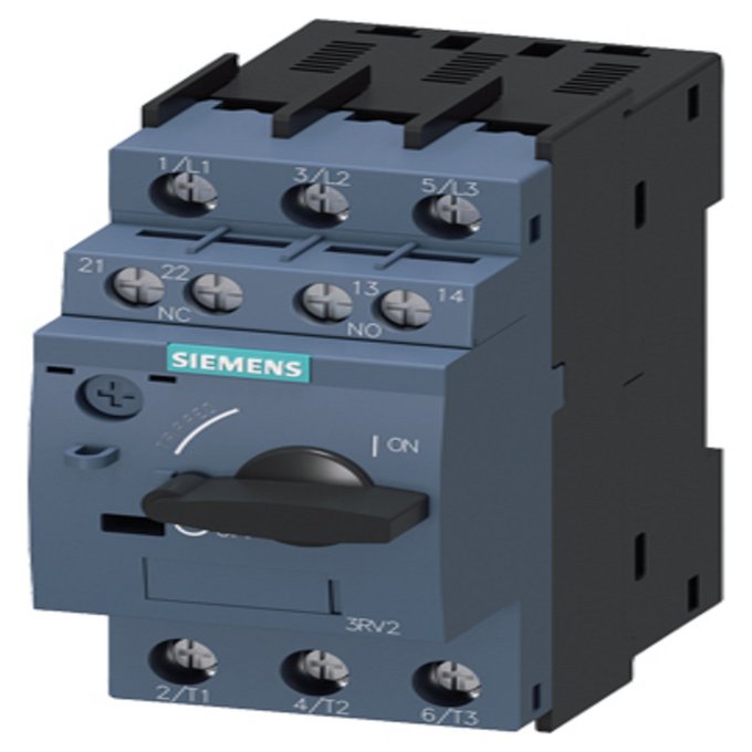 SIEMENS 3RV2011-0AA15 LEISTUNGSSCHALTER BAUGROESSE S00 FUER DEN MOTORSCHUTZ, CLASS 10 A-AUSLOESER 0,11...0,16 A N-AUSLOESER 2,1 A SCHRAUBANSCHLUSS STANDARDSCHALTVERMOEGEN M