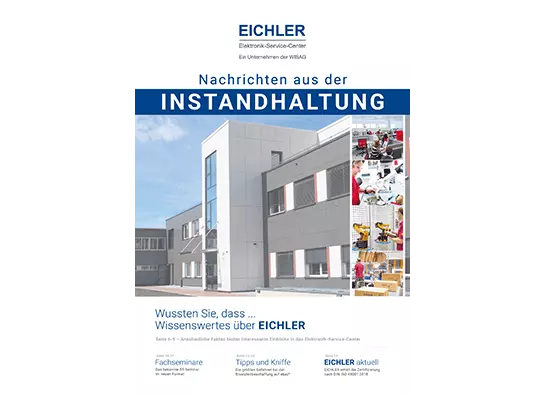 Titelseite EICHLER Instandhaltungsnachrichten 2020/04