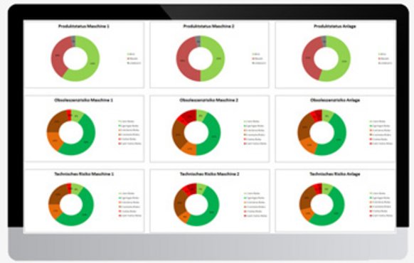 Bildschirmfoto Dashboard EICHLER Risikoanalyse