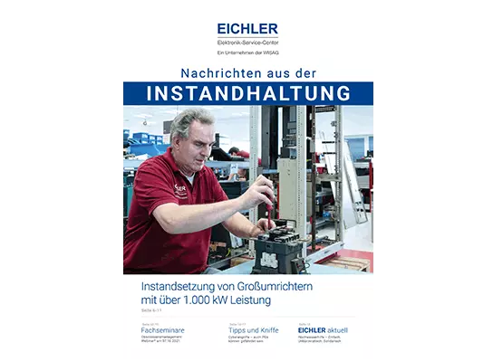 Titelseite EICHLER Instandhaltungsnachrichten 2021/02