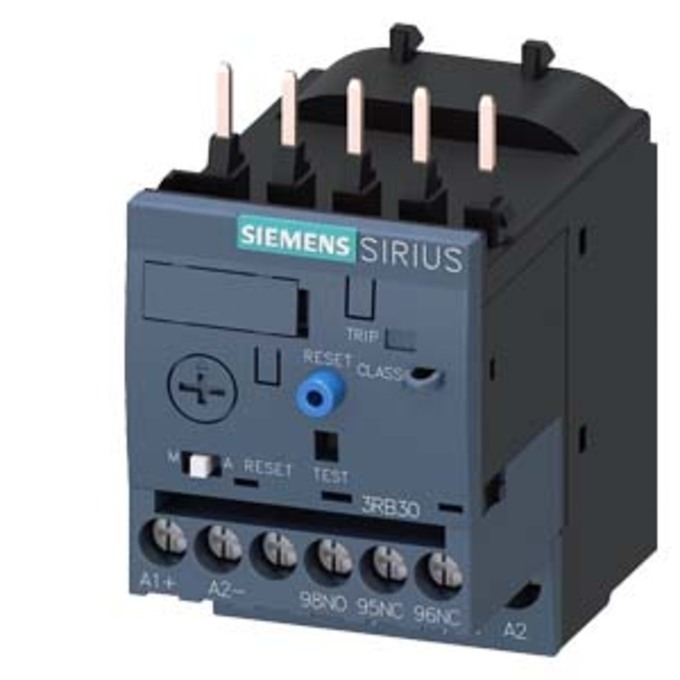 SIEMENS 3RB3016-1NB0 UEBERLASTRELAIS 0,32...1,25 A ELEKTRONISCH FUER MOTORSCHUTZ BAUGROESSE S00, CLASS 10E SCHUETZANBAU HAUPTSTROMKREIS: SCHRAUB HILFSSTROMKREIS: SCHRAUB H