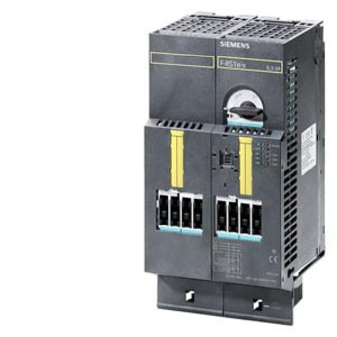 SIEMENS 3RK1301-0CB13-1AA2 F-RS1E-X FOR ET 200S FAILSAFE REVERSING STARTER SETTING RANGE 2.4...16 A MECHANICAL SWITCHING ELECTRONIC PROTECTION AC-3, UP TO 7.5 KW / 400 V EXPANDA