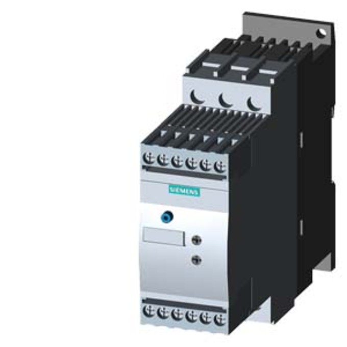 SIEMENS 3RW3026-1BB04 SIRIUS SANFTSTARTER S0 25 A, 11 KW/400 V, 40 °C AC 200-480 V, AC/DC 24 V SCHRAUBKLEMMEN