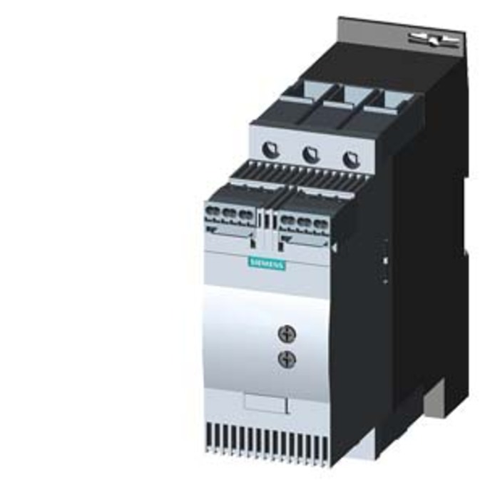 SIEMENS 3RW3036-2BB04 SIRIUS SOFT STARTER S2 45 A, 22 KW/400 V, 40 °C 200-480 V AC, 24 V AC/DC SPRING-TYPE TERMINALS