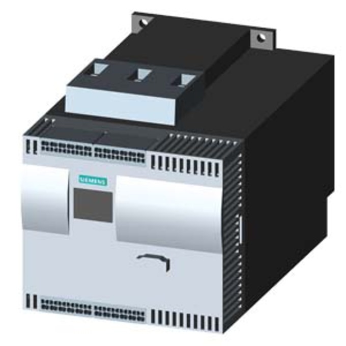 SIEMENS 3RW4422-3BC44 SIRIUS SOFT STARTER, VALUES WITH 400 V, 40 DEG., STANDARD: 29A, 15KW, INSIDE-DELTA CIRCUIT 3: 50A, 22KW, 200-460 V AC, 230 V AC, CAGE CLAMP TERMINALS