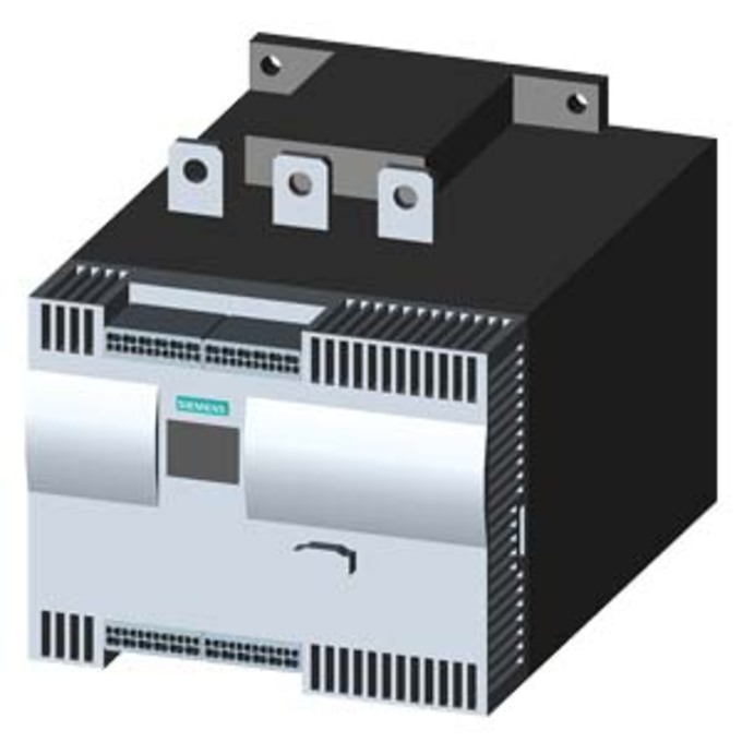 SIEMENS 3RW4444-2BC34 SIRIUS SOFT STARTER VALUES AT 460 V, 50 °C STANDARD: 215 A, 150 HP INSIDE-DELTA: 372 A, 300 HP 200-460 V AC, 115 V AC SPRING-TYPE TERMINALS !!! PHASED