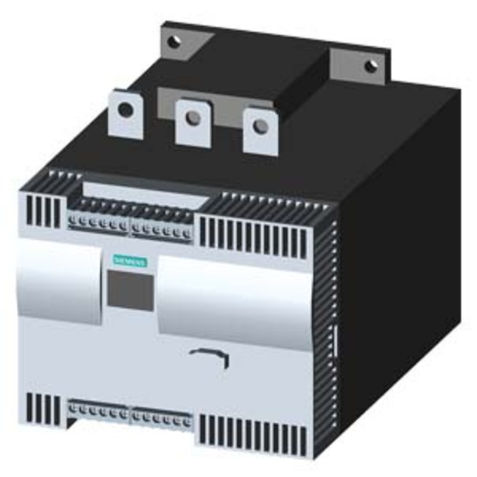 SIEMENS 3RW4444-6BC34 SIRIUS SOFT STARTER VALUES AT 460 V, 50 °C STANDARD: 215 A, 150 HP INSIDE-DELTA: 372 A, 300 HP 200-460 V AC, 115 V AC SCREW TERMINALS !!! PHASED-OUT P