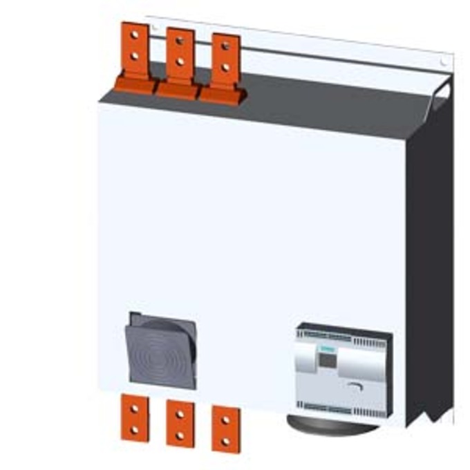 SIEMENS 3RW4466-2BC45 SIRIUS SOFT STARTER VALUES AT 500 V, 40 °C STANDARD: 1214 A, 900 KW INSIDE-DELTA: 2103 A, 1500 KW 400-600 V AC, 230 V AC SPRING-TYPE TERMINALS !!! PHA