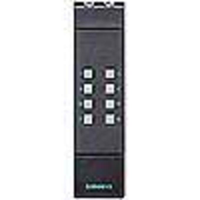 SIEMENS 5TC6120 IR-64K, HANDSENDER 8-KANAL, IP30 ABMESSUNGEN 155X40X22,5MM 256 BEFEHLE PRO TASTE CODIERBAR