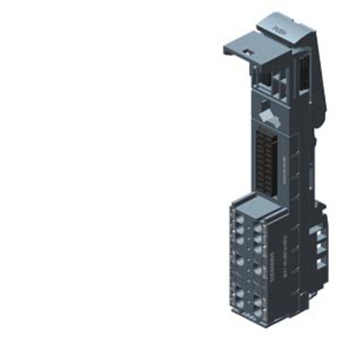 SIEMENS 6ES7193-6BP20-0DC0 SIMATIC ET 200SP, BASEUNIT BU20-P6+A2+4D BU-TYPE C0, PUSH-IN KLEMMEN, WITH 2 AUX-TERMINALS, NEW LOADGROUP, WXH: 20MMX117MM