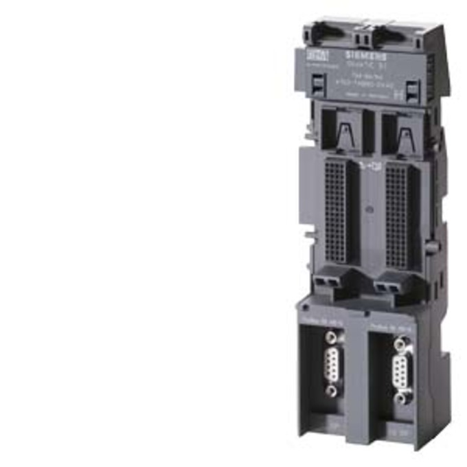 SIEMENS 6ES7193-7AA20-0AA0 SIMATIC DP, TERMINALMODUL TM-IM/EM60S  FUER ET200ISP, ZUR AUFNAHME DER IM152-1 UND EINEM ELEKTRONIKMODUL, SCHRAUBKLEMMEN IN SCHWARZ, INKL. POWERBUSABS