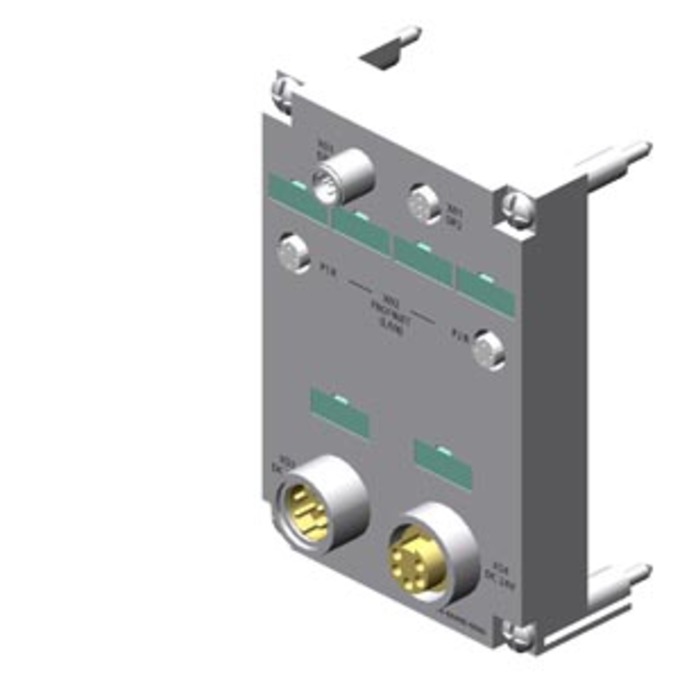 SIEMENS 6ES7194-4AN00-0AA0 SIMATIC DP, CONNECTING MODULE FOR ET200PRO PLC IM154-8 PN/DP, 4 X M12 UND 2 X 7/8 , FOR PROFINET AND PROFIBUS DP