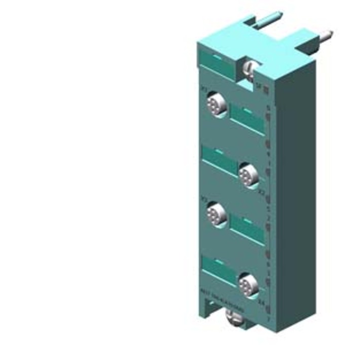 SIEMENS 6ES7194-4CA10-0AA0 SIMATIC DP, CONNECTING MODULE FOR DIGITAL ELECTRONIC MODULES ET 200PRO, 4 X M12, PLASTIC VERSION