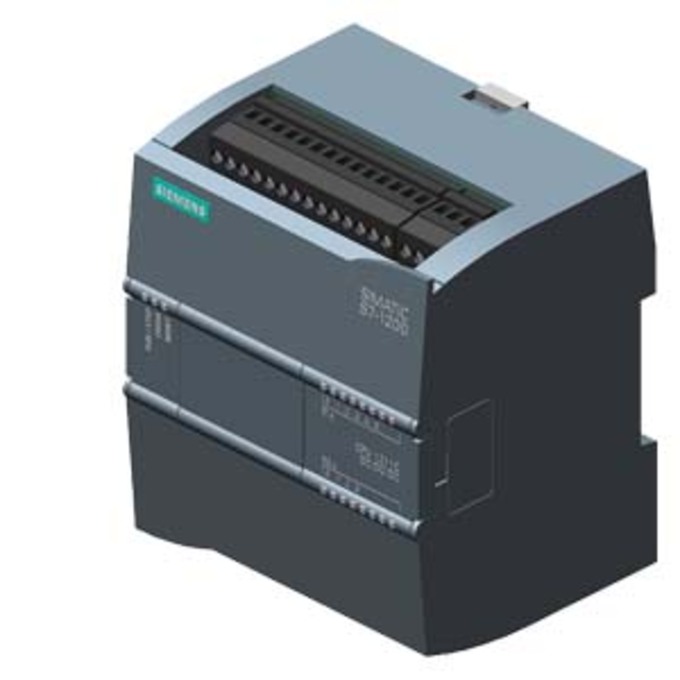 SIEMENS 6ES7211-1AE40-0XB0 SIMATIC S7-1200, CPU 1211C, KOMPAKT-CPU, DC/DC/DC, ONBOARD I/O: 6 DI DC 24V; 4 DO 24V DC; 2 AI 0-10V DC, STROMVERSORGUNG: DC 20,4-28,8V DC, PROGRAMM-/