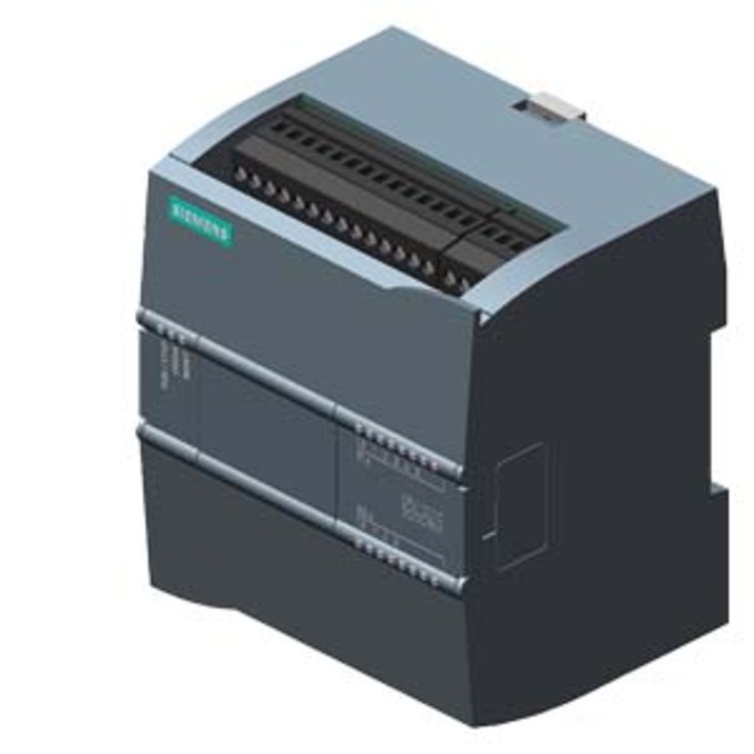 SIEMENS 6ES7211-1HE40-0XB0 SIMATIC S7-1200, CPU 1211C, COMPACT CPU, DC/DC/RELAY, ONBOARD I/O: 6 DI 24V DC; 4 DO RELAY 2A; 2 AI  0 - 10V DC, POWER SUPPLY: DC 20.4 - 28.8 V DC, PR