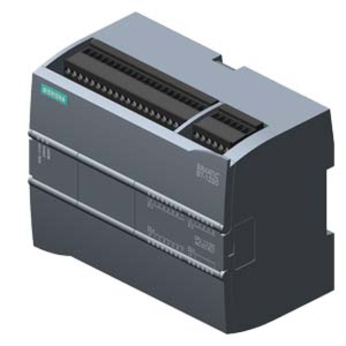 SIEMENS 6ES7215-1BG40-0XB0 SIMATIC S7-1200, CPU 1215C, KOMPAKT-CPU, AC/DC/RELAIS, 2 PROFINET PORT, ONBOARD I/O: 14 DI DC 24V; 10 DO RELAIS 2A, 2 AI 0-10V DC, 2 AO 0-20MA DC, STR