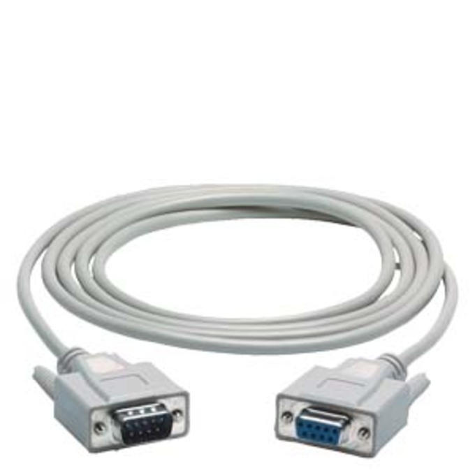 SIEMENS 6ES7902-1AC00-0AA0 SIMATIC S7/M7, KABEL FUER PUNKT-ZU-PUNKT-KOPPLUNGEN RS-232C-RS-232C JEWEILS 9-POLIGE SUB-D BUCHSE 10M LAENGE