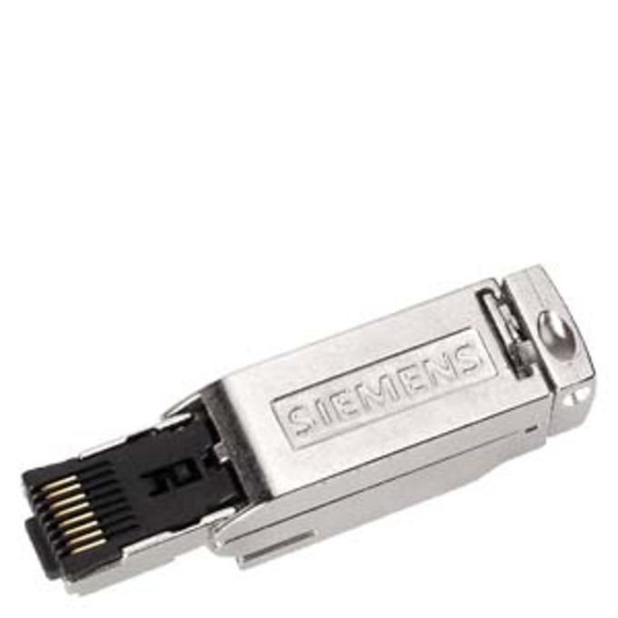 SIEMENS 6GK1901-1BB11-2AA0 INDUSTRIAL ETHERNET FASTCONNECT RJ45 PLUG 180 4X 2, RJ45 STECKVERBINDER (10/100/1000 MBIT/S) MIT ROBUSTEM METALLGEHAEUSE UND FC-ANSCHLUSSTECHNIK, FUER