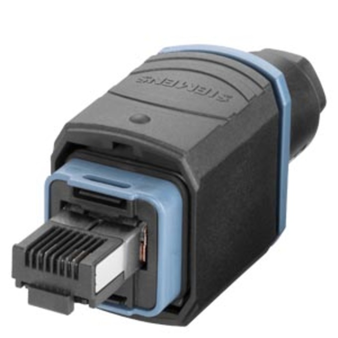 SIEMENS 6GK1901-1BB20-6AA0 IE FC RJ45 PLUG PRO; IP65; FAST CONNECT; IE; RJ45 PUSH PULL PLUG FOR ON-SITE MOUNTING TO IE FC TP CABLE 2X2; (PACKAGING UNIT 1 PLUG)