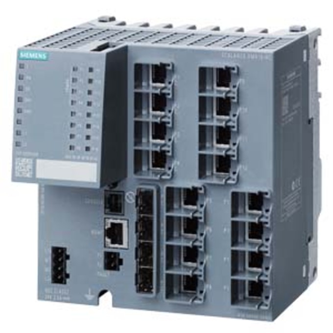 SIEMENS 6GK5416-4GR00-2AM2 SCALANCE XM416-4C;  MANAGED MODULAR IE SWITCH; 16X 10/100/1000 MBIT/S RJ45; 4X 100/1000 MBIT/S SFP; ENTHAELT 4 COMBO-PORTS; IN SUMME 16 PORTS NUTZBAR;