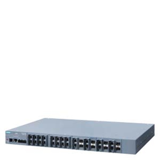 SIEMENS 6GK5524-8GS00-2AR2 SCALANCE XR524-8C; MANAGED IE SWITCH; LAYER 3 MIT KEY-PLUG VERFUEGBAR; SPANNUNGSVERSORGUNG DC 24V; 24X 10/100/1000 MBIT/S RJ45; 8X 100/1000 MBIT/S SFP