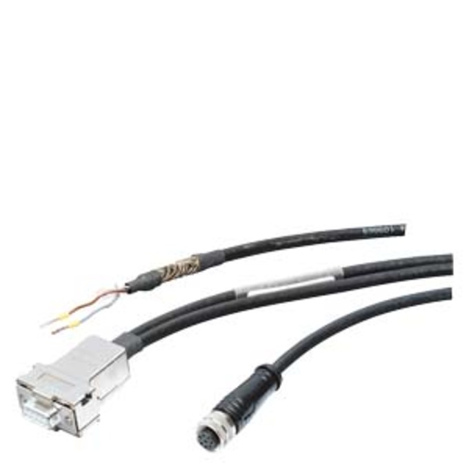 SIEMENS 6GT2891-4KH50-0AX0 SIMATIC RF200/RF300 CONNECT. CABLE, PREASSEMBLED, BETWEEN READER AND PC (RS232), PUR, CMG, TRAILING, LENGTH 5 M 24V-SIDE WITH OPEN ENDS