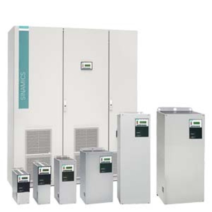 SIEMENS 6SE0100-1AC24-8AA7 SINAMICS G180 2T2A-07400-022 230-500V, TN/TT 50/60 HZ TYP.MOTORPOWER 22KW (400V) HWD W/O OPT. 610*225*320MM IP20 AIRCOOLED, 6 PULSE MAINS LINE CHOKE, 