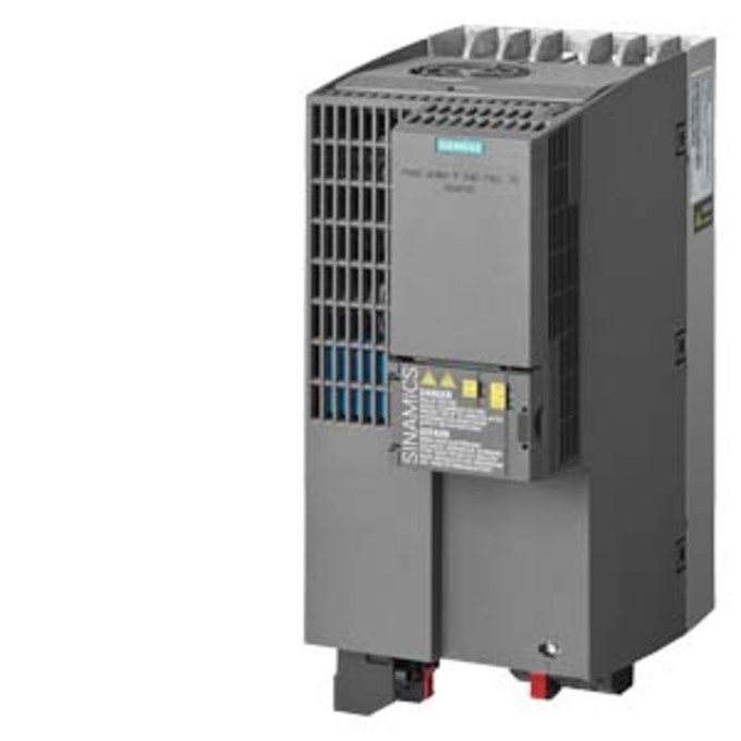 SIEMENS 6SL3210-1KE22-6AB1 SINAMICS G120C RATED POWER  11,0KW WITH 150% OVERLOAD FOR 3 SEC 3AC380-480V +10/-20% 47-63HZ INTEGRATED FILTER CLASS A I/O-INTERFACE: 6DI, 2DO,1AI,1AO