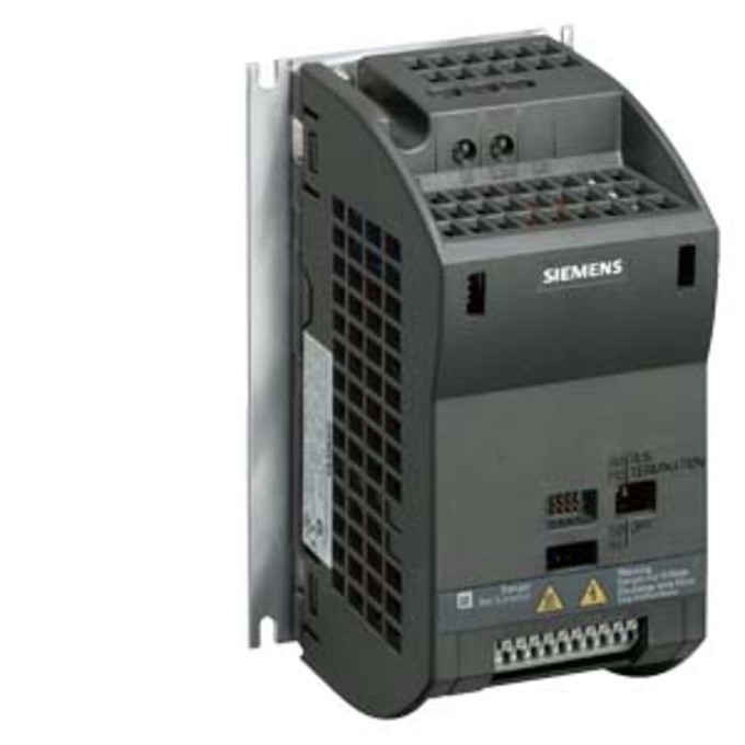 SIEMENS 6SL3211-0KB13-7BB1 SINAMICS G110 - CPM110 AC-DRIVE,BUILT IN CL. B FILTER 1AC200-240V +10/-10% 47-63HZ RS485-INTERFACE (USS-PROTOCOL) CT: 0.37KW; VT: 0.37KW CT-OVERLOAD: 