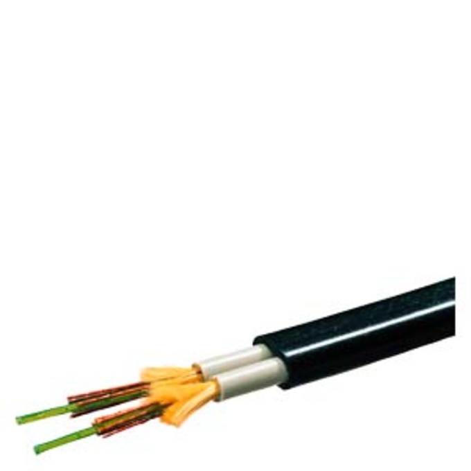 SIEMENS 6XV1820-5BH40 SIMATIC NET, FIBER OPTIC CABLE (62.5/125)STANDARD CABLE, SPLITTABLE, PREASSEMBLED WITH 4 BFOC CONNECTORS LENGTH: 4 M