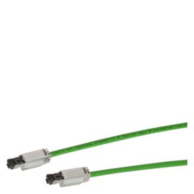 SIEMENS 6XV1871-5BH10 IE CONNECTING CABLE IE FC RJ45 PLUG-180/IE FC RJ45 PLUG-180; IE FC TRAILING CABLE GP PREASS. W.  2X IE FC RJ45 PLUG 180; LENGTH 1.0 M