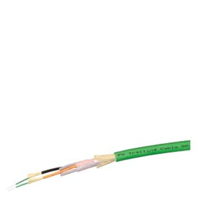 SIEMENS 6XV1873-3CN50 FO TRAILING CABLE 50/125, KONFEKTIONIERT MIT 2X2 BFOC-STECKERN, EINZUGHILFE, LAENGE 50M