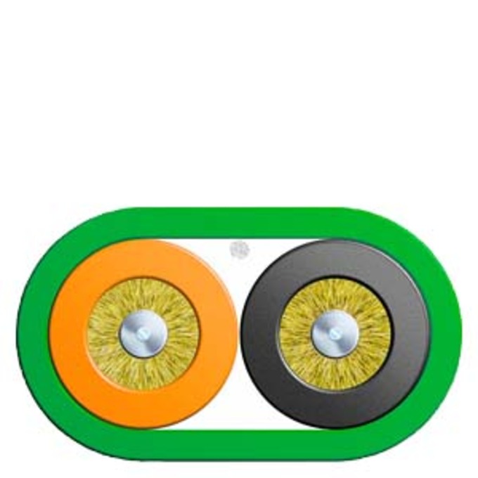 SIEMENS 6XV1873-6DT10 FO TRAILING CABLE GP 50/125, KONFEKTIONIERT MIT 2X2 SC-STECKERN, EINZUGHILFE, LAENGE 100M