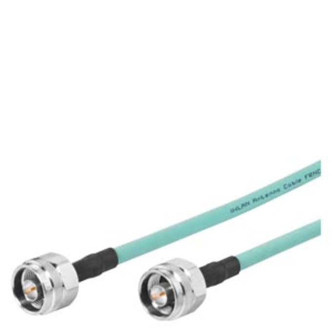 SIEMENS 6XV1875-5AH20 N-CONNECT MALE/MALE FLEXIBLE CONNECTION CABLE VORKONFEKTIONIERT; LAENGE 2M FLEXIBLE LEITUNG Z.B. FUER DEN ANSCHLUSS VON ANTENNEN, GEEIGNET FUER IWLAN 