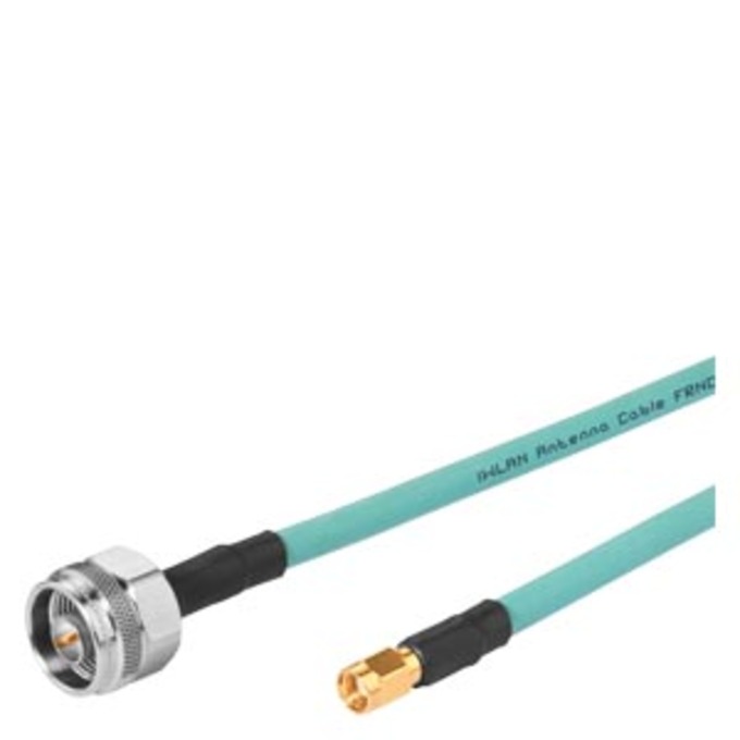 SIEMENS 6XV1875-5CH10 N-CONNECT/ R-SMA MALE/MALE FLEXIBLE CONNECTION CABLE VORKONFEKTIONIERT, LAENGE 1M FLEXIBLE VERBINDUNGSLEITUNG ACCESS-POINT-ANTENNE (RCOAX UND ANDERE)