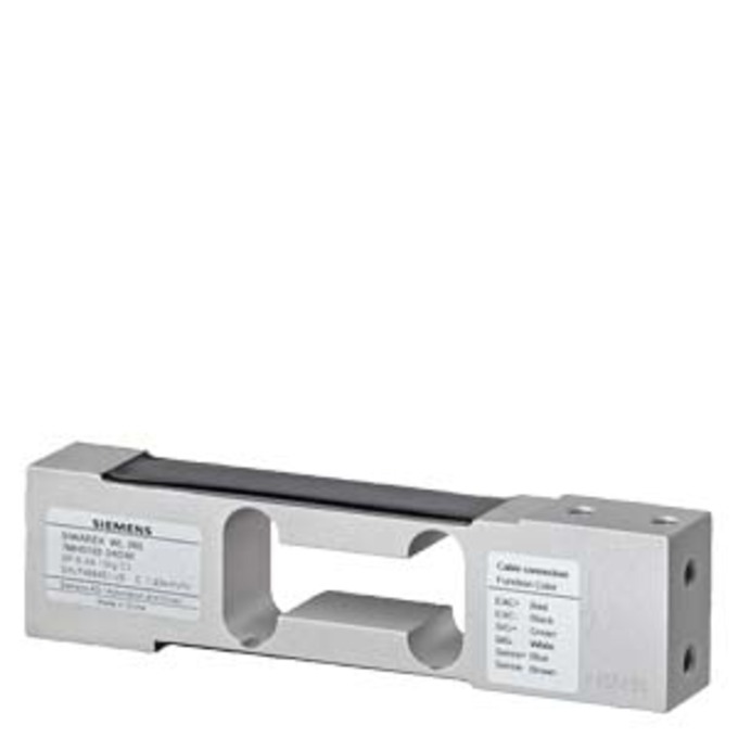 SIEMENS 7MH5102-1KD00 SIWAREX WL 260 LOAD CELL SP-S AA 3KG C3 - RATED LOAD 3 KG - ACCURACY CLASS C3 - 3 M CABLE LENGTH, 6 CONDUCTOR - MATERIAL ALUMINIUM - DEGREE OF PROTECT